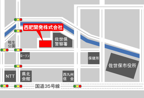 西肥開発　地図